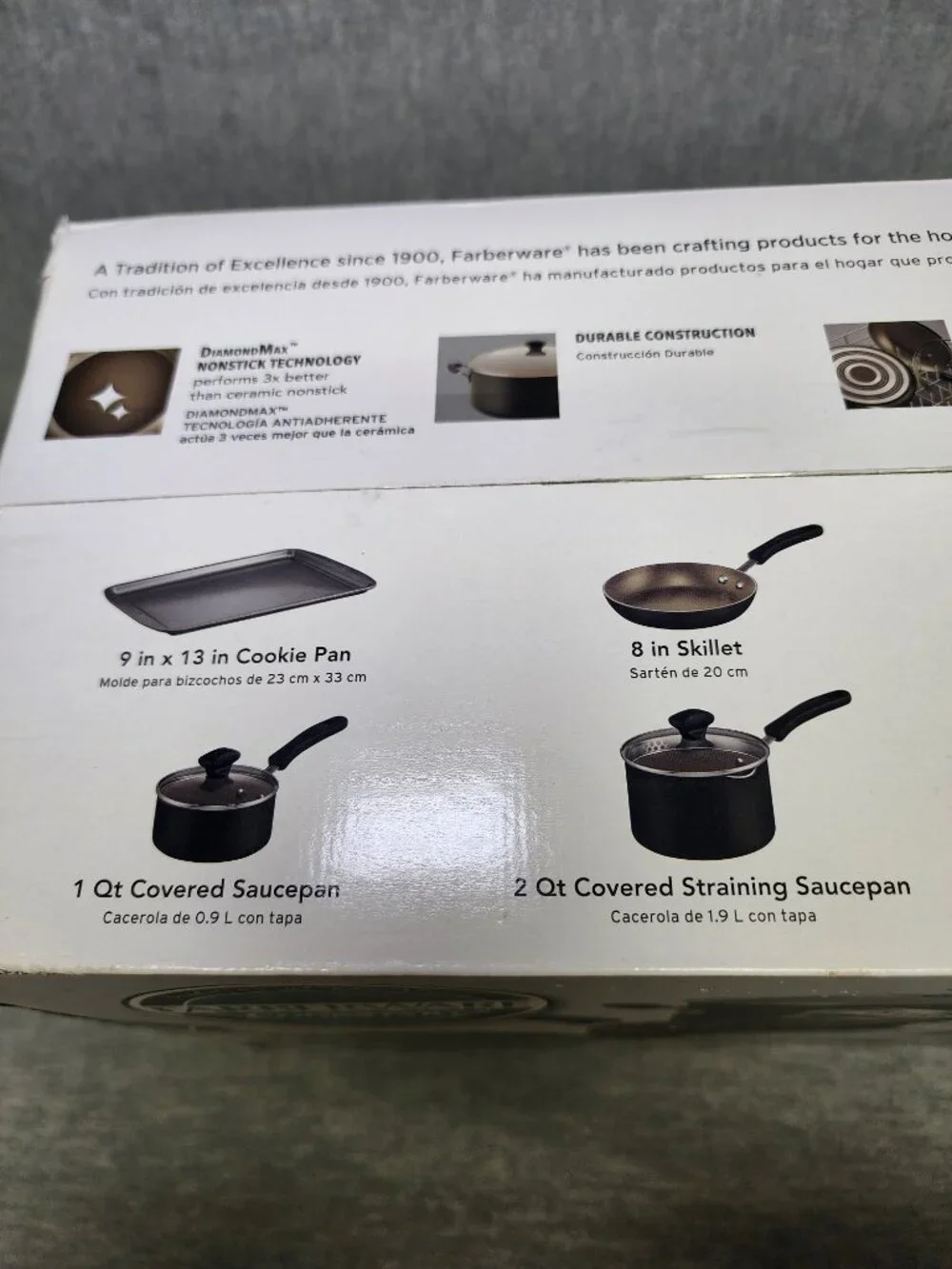 Farberware Cookstart Diamond Max 15 Piece Set